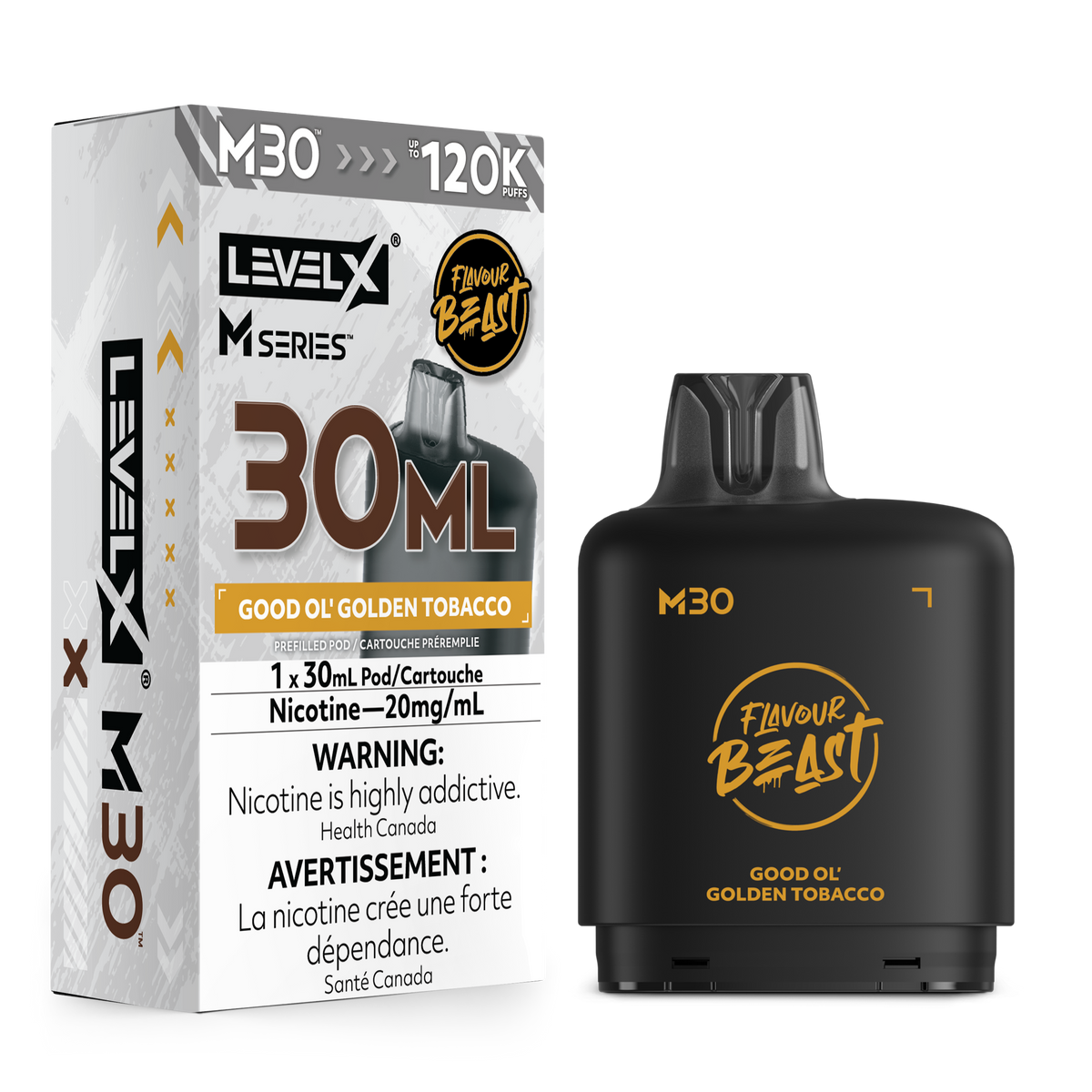 Level X M30 Series - Good Ol' Golden Tobacco