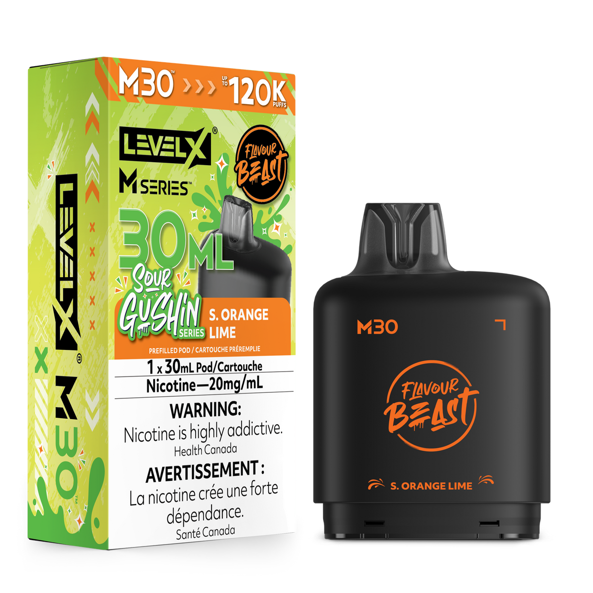 Level X M30 Series - S.G. S. Orange Lime (AB)