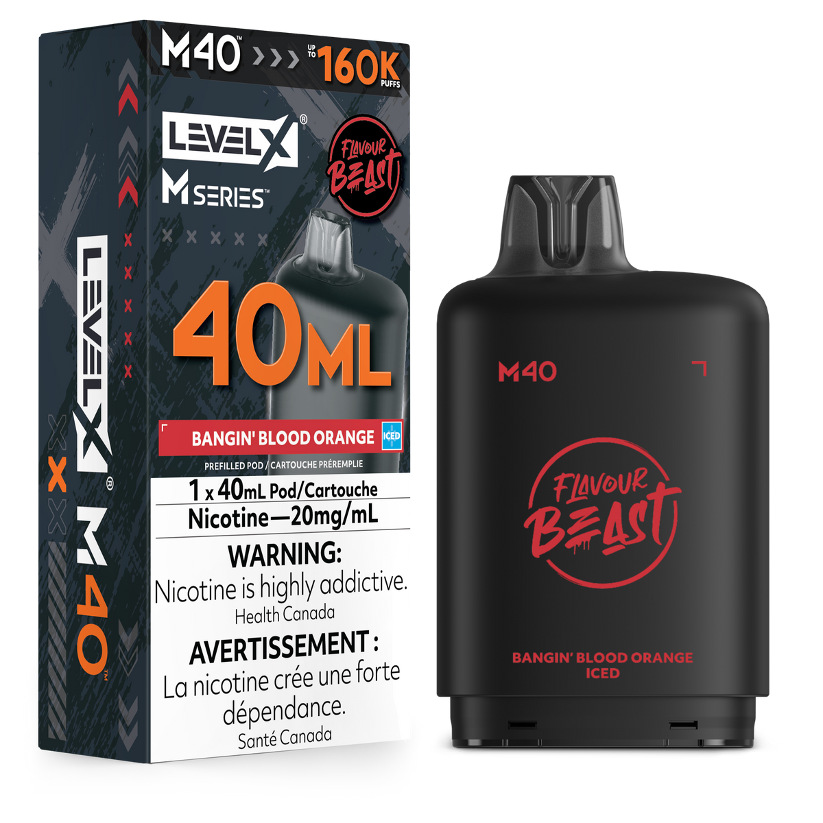 Level X M40 Series - Bangin' Blood Orange (Iced) (AB)