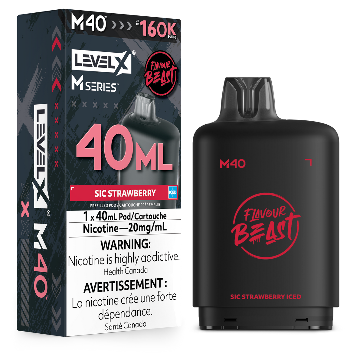 Level X M40 Series - Sic Strawberry (Iced)