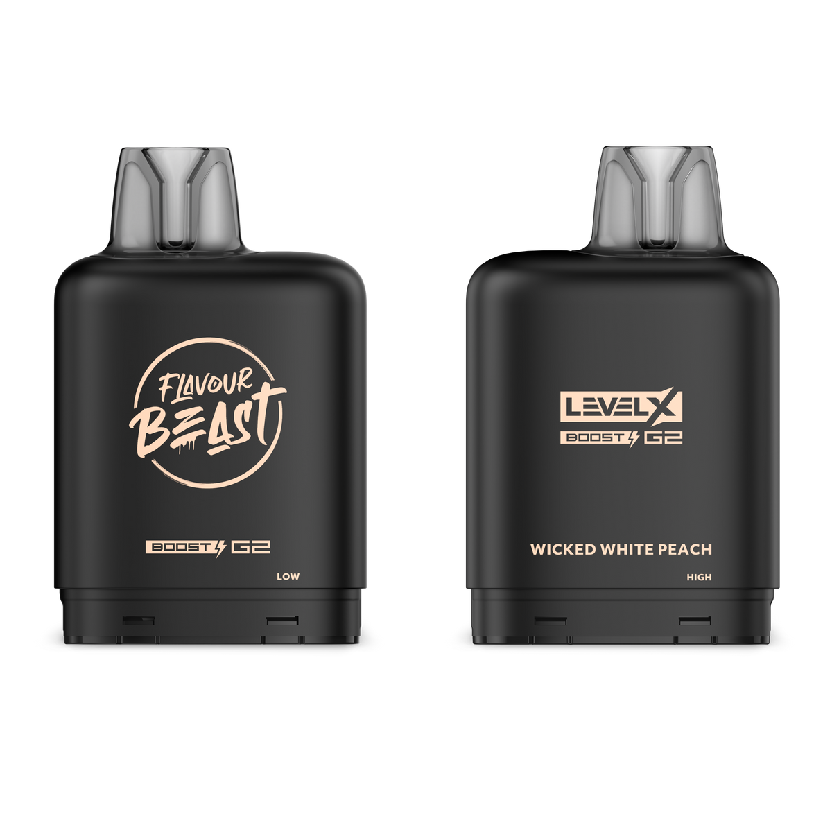 Level X Flavour Beast Boost G2 Pod - Wicked White Peach