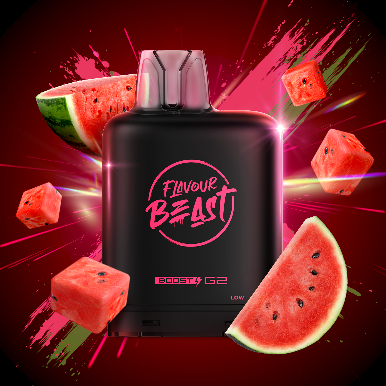 Watermelon G Vape - Level X Flavour Beast Boost G2 Pod