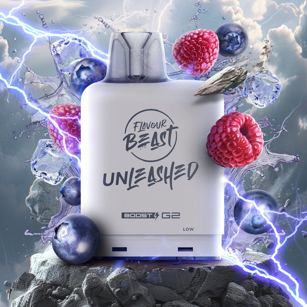 Level X Flavour Beast Boost G2 Pod - Unleashed Epic Berry Lightning 