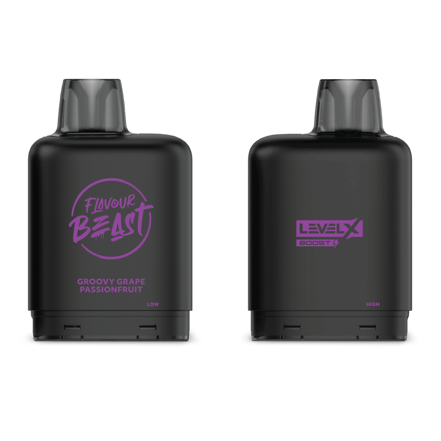 Level X Boost Pod - Flavour Beast - Groovy Grape Passionfruit Iced