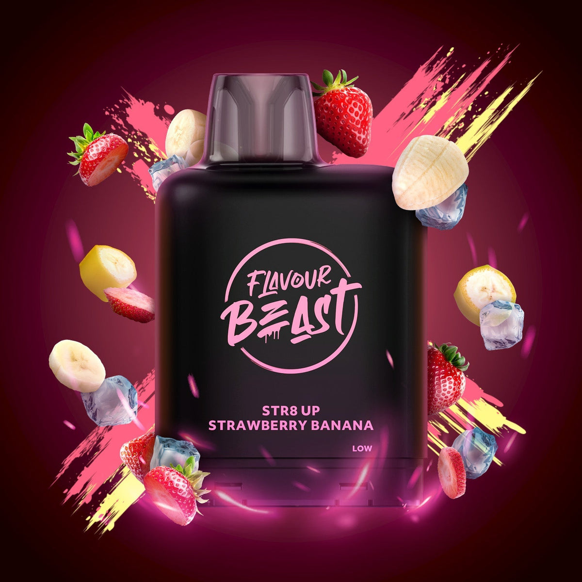 Level X Boost G2 Pod - STR8 Up Strawberry Banana Iced (MB)