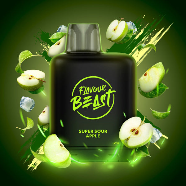 Super Sour Apple Iced - Level X Boost G2 Pod – Flavour Beast