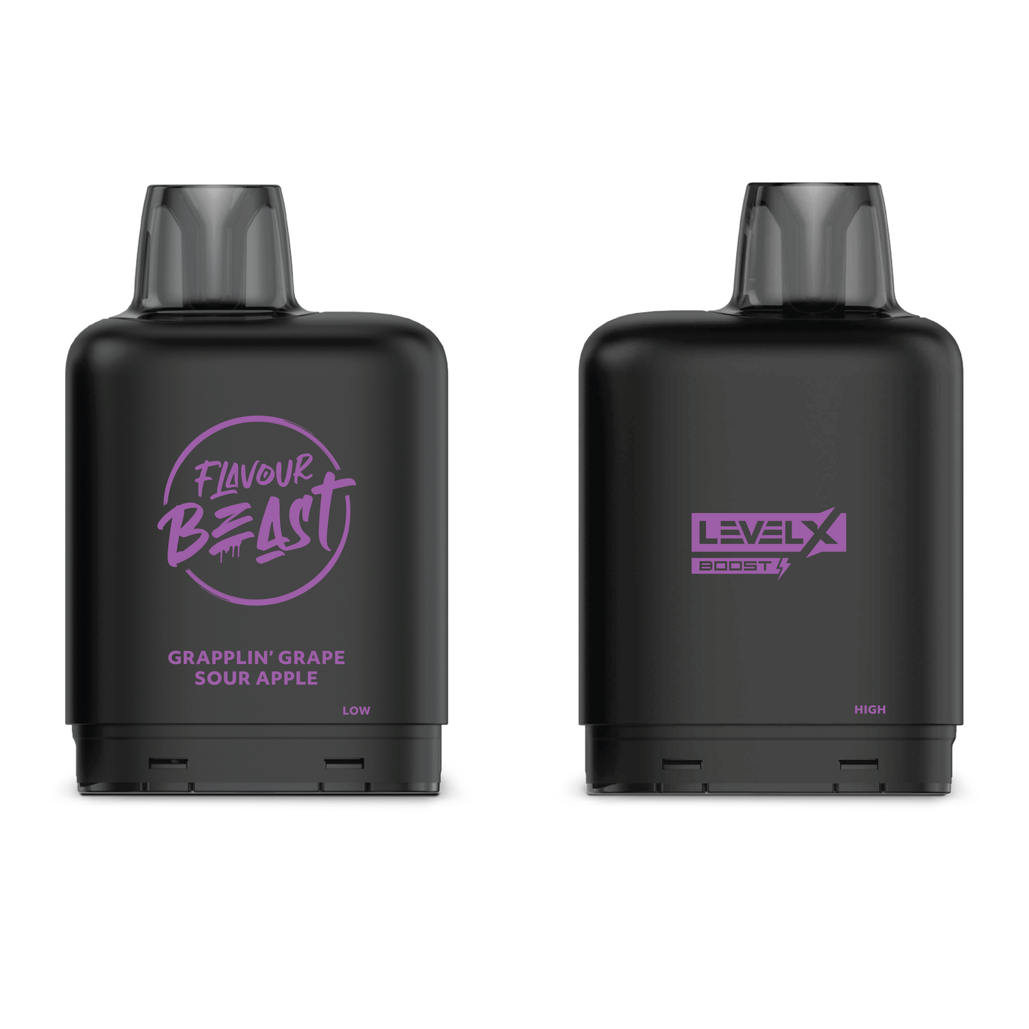 Contour Boost Pod Level X Boost Pod - Flavour Beast - Grapplin' Grape Sour Apple Iced