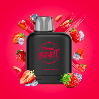 Level X Flavour Beast Pod - Sic Strawberry Iced