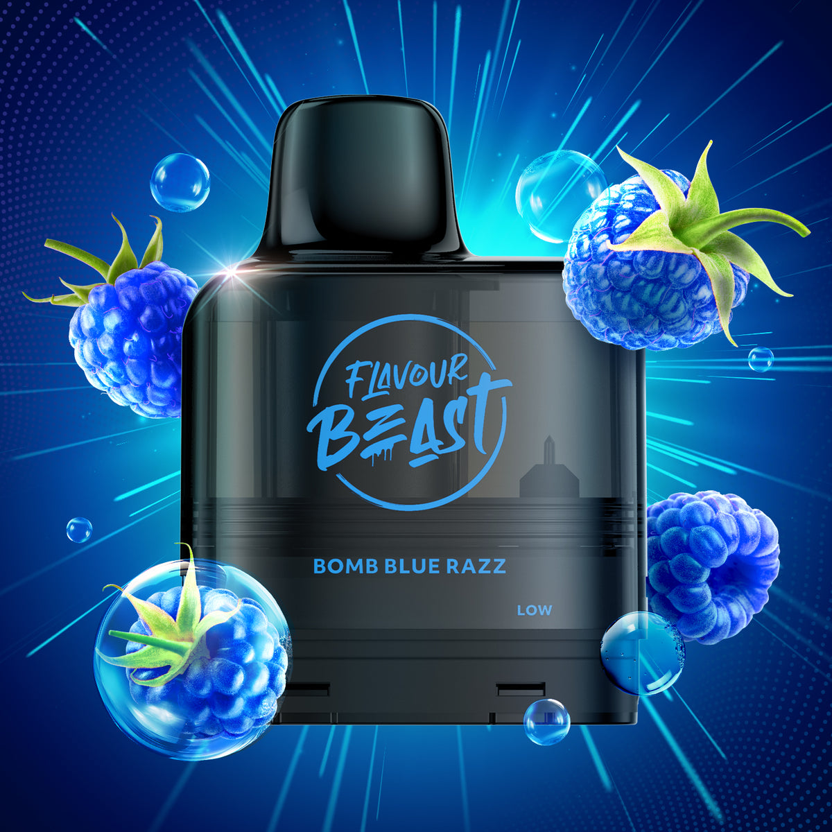 Level X G2 Pod 2+10ml - Bomb Blue Razz