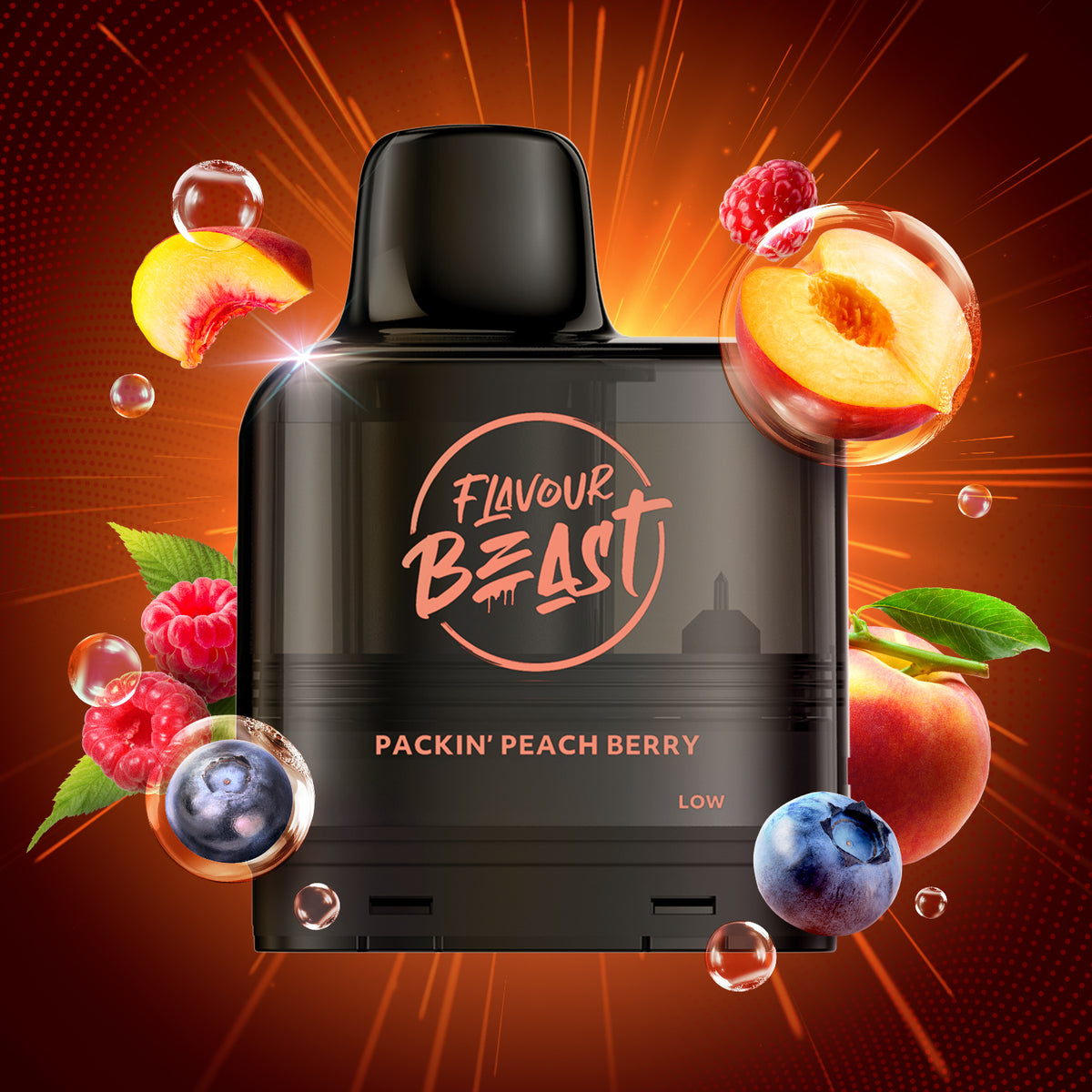 Level X G2 Pod 2+10ml - Packin' Peach Berry
