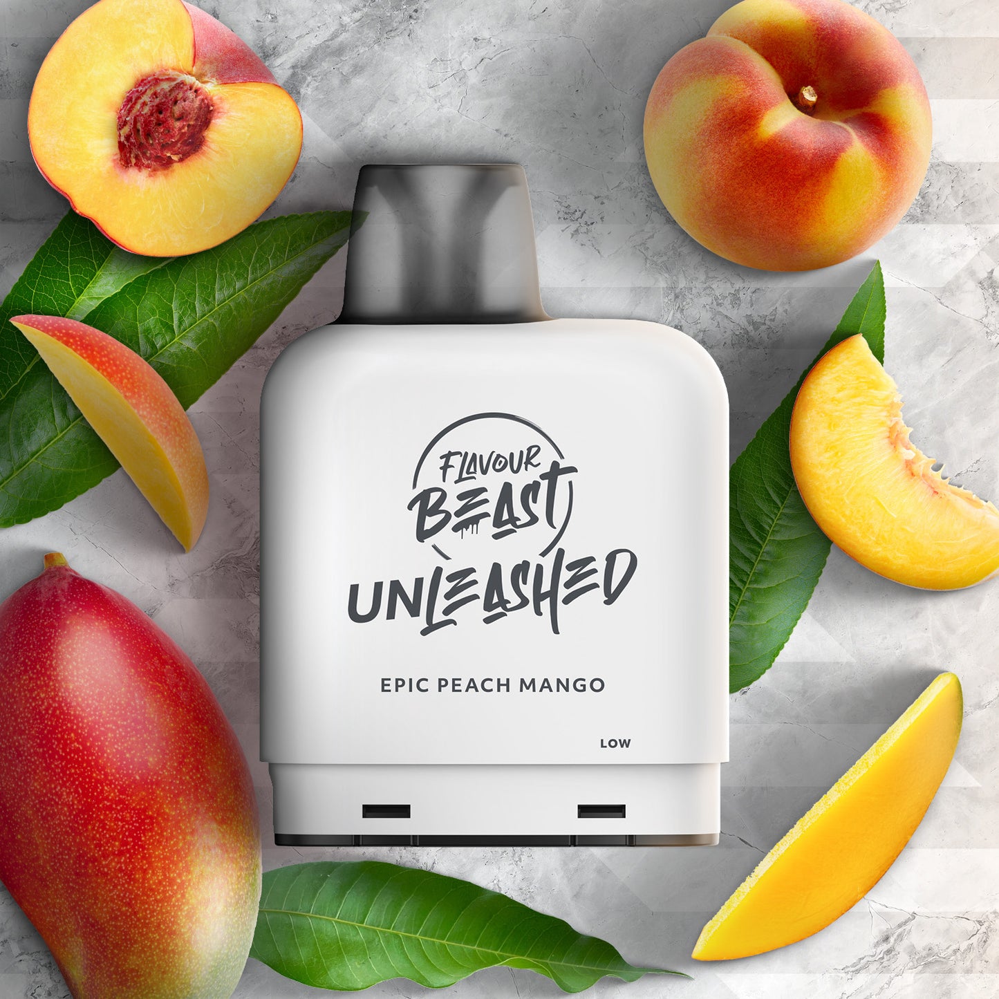 Level X Flavour Beast Unleashed Pod - Epic Peach Mango