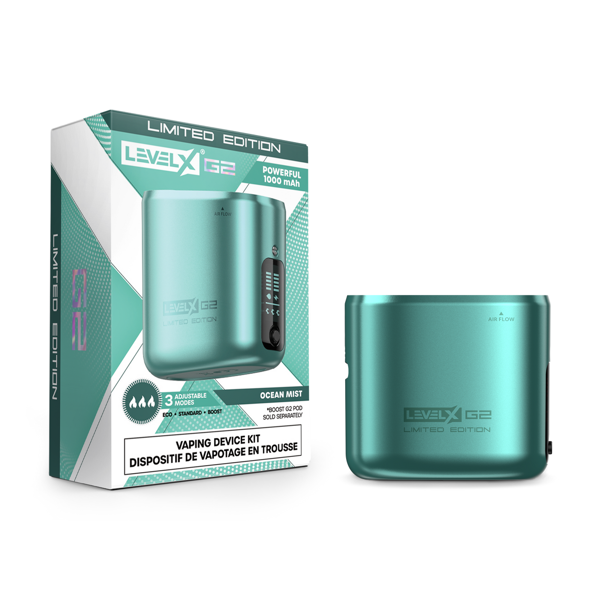 Level X Boost G2 Device Kit 1000 Ocean Mist - Limited Edition