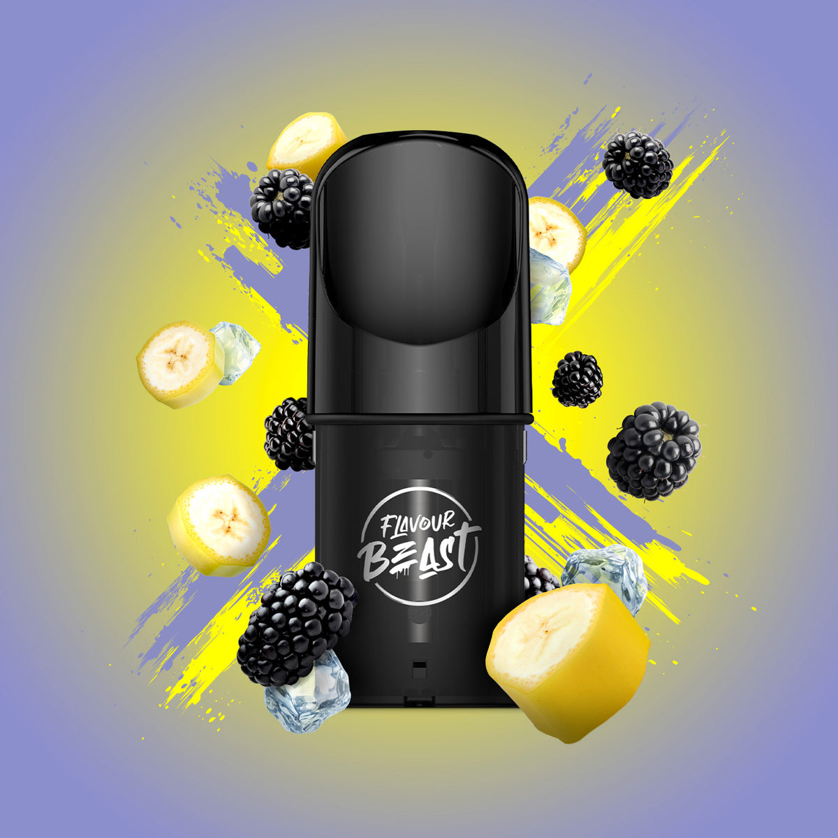 Flavour Beast Pod - Blazin' Banana Blackberry Iced