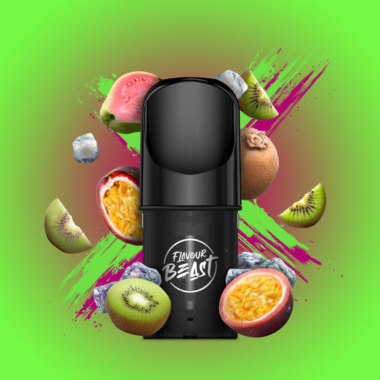 Level X Flavour Beast Boost Pod - Kewl Kiwi Passionfruit Iced