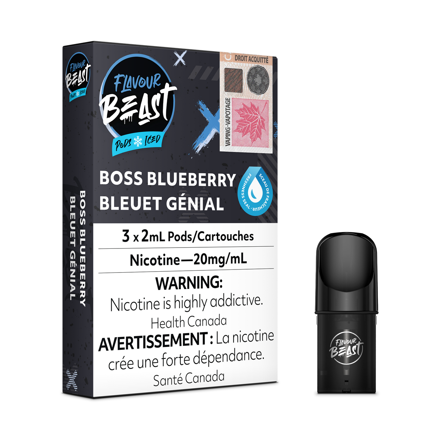 Pod Pack - Boss Blueberry Iced