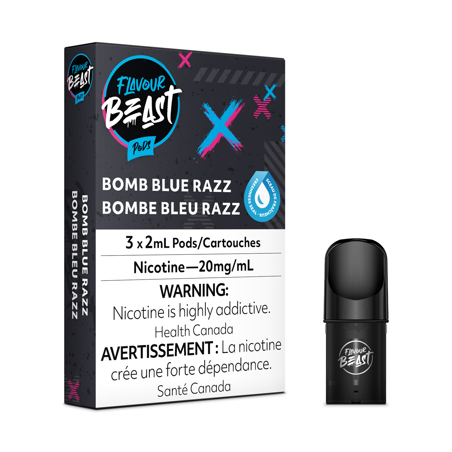 Pod Pack - Bomb Blue Razz